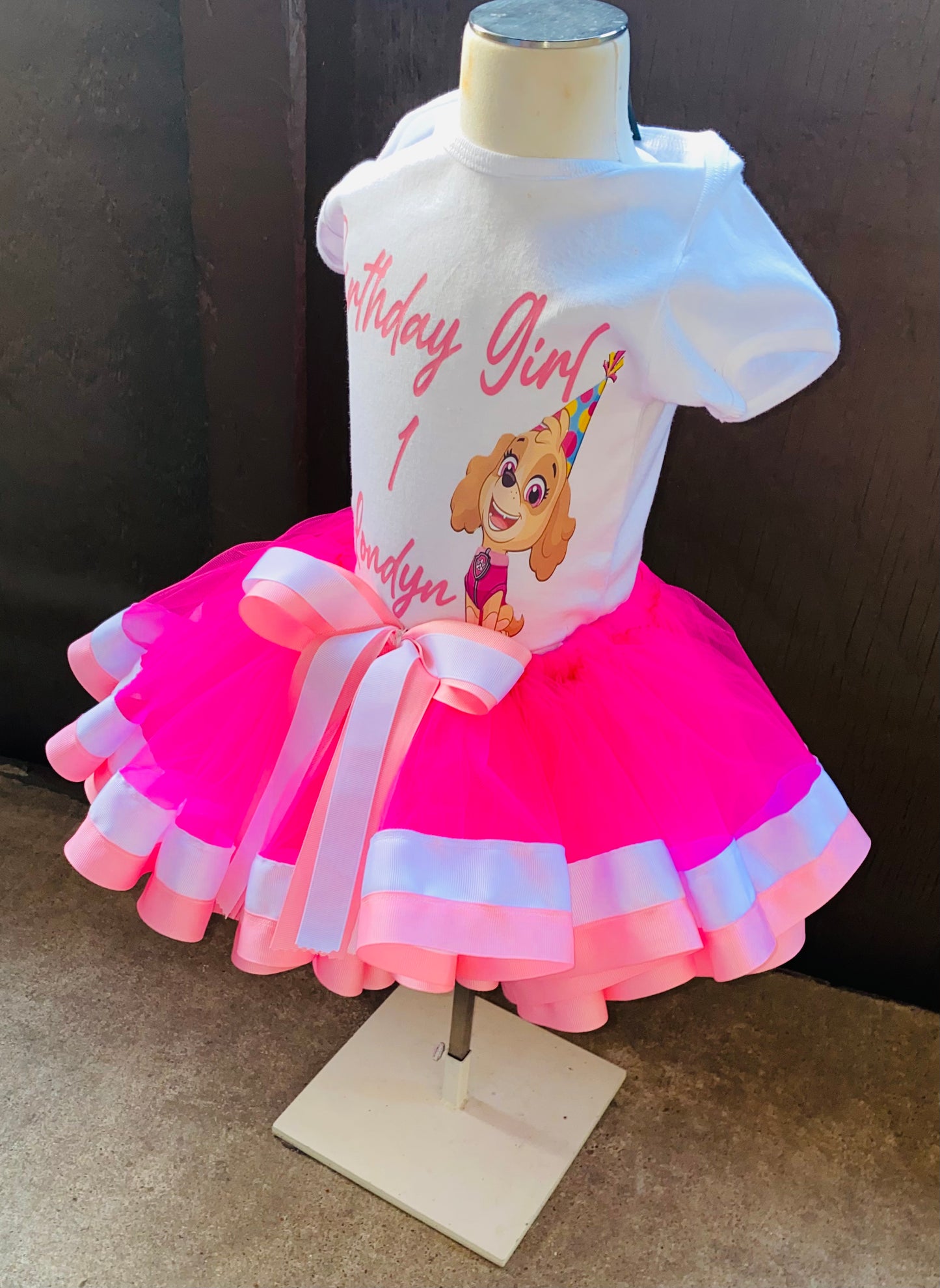 Custom Ribbon Tutu Set