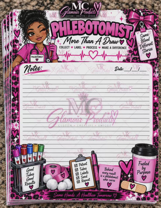 More Than A Draw Phlebotomist Notepad
