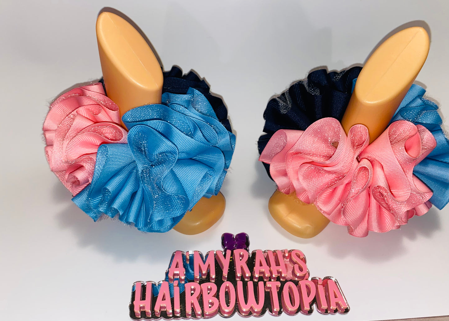 Triple Color Detachable Ruffle Anklets