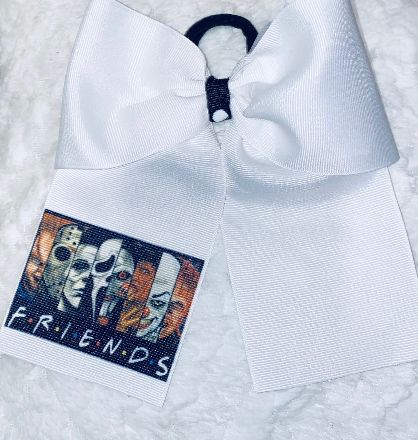 Halloween Friends Cheer Bow