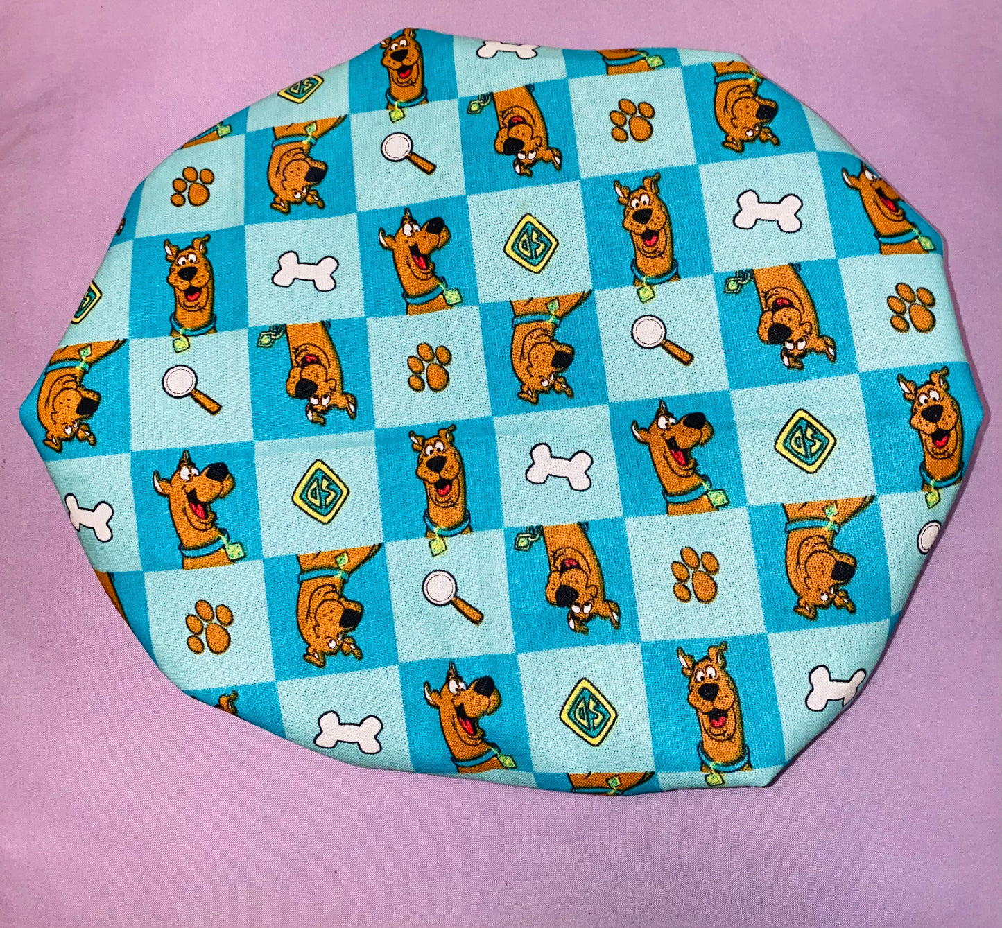 Scooby- Doo Inspired Reversible Satin Bonnet