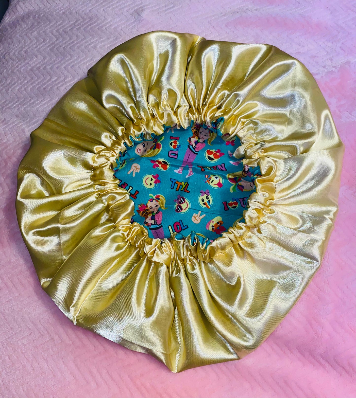 Jojo Reversible Satin Bonnet