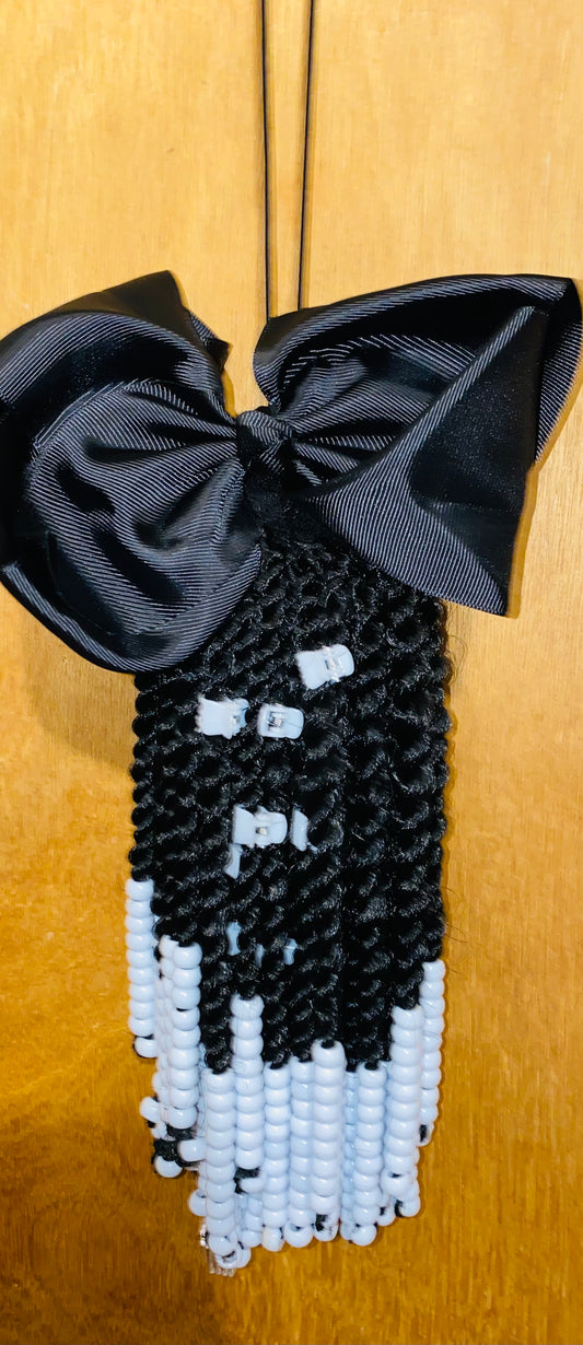 Prissy Beaded Crochet Ponytail