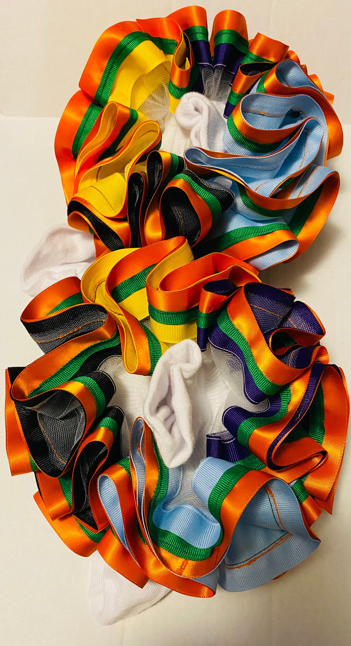 Multicolored Ruffle Socks