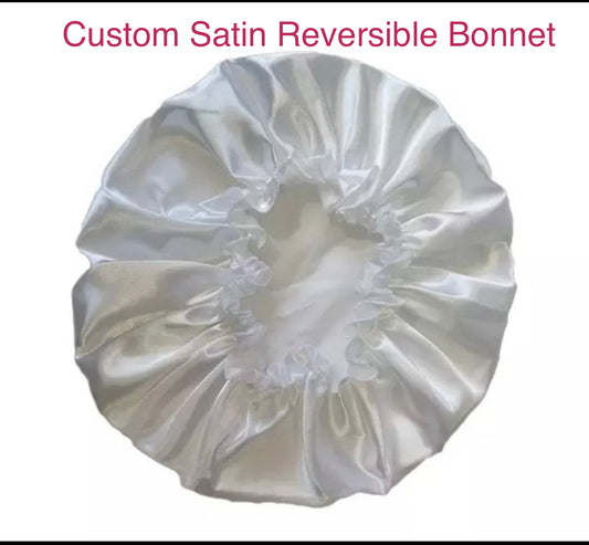 Custom Satin Bonnet