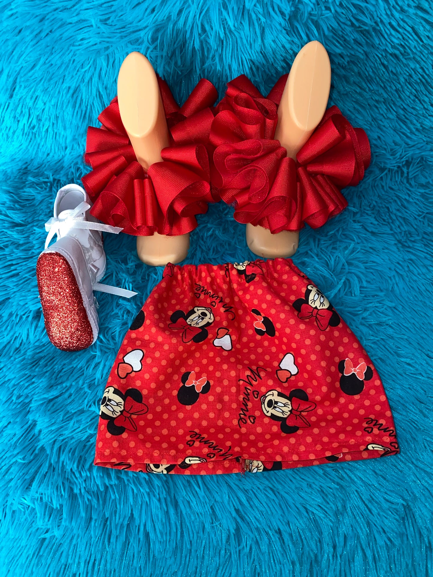 Minnie Inspired Custom Skirt Set