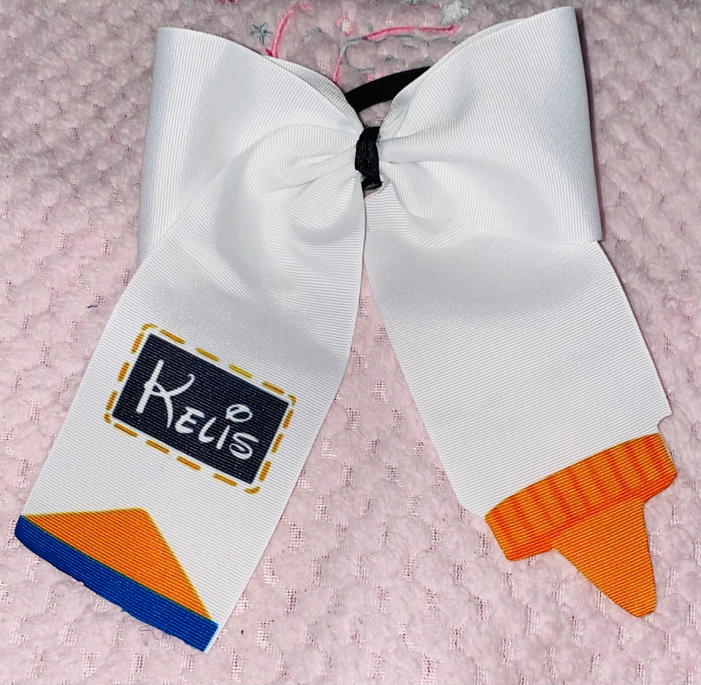 School Glue Inspired Cheer Bow