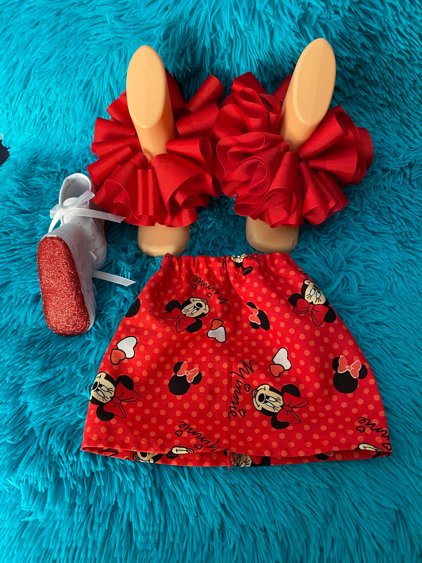 Minnie Inspired Custom Skirt Set