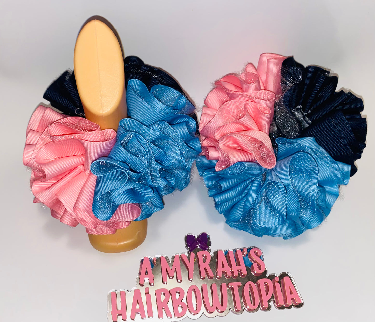 Triple Color Detachable Ruffle Anklets