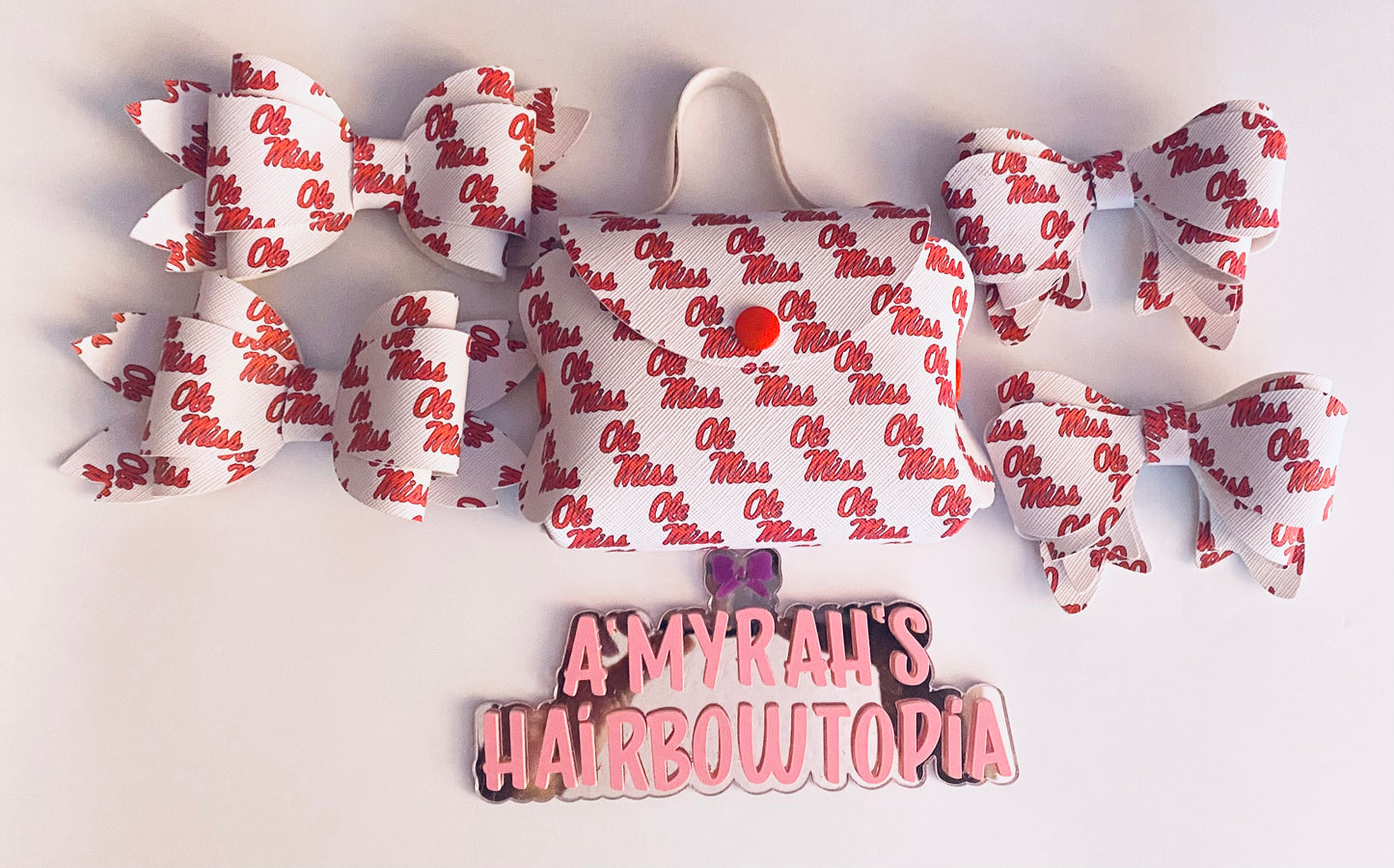 Rebel Mini Purse and Bow Set