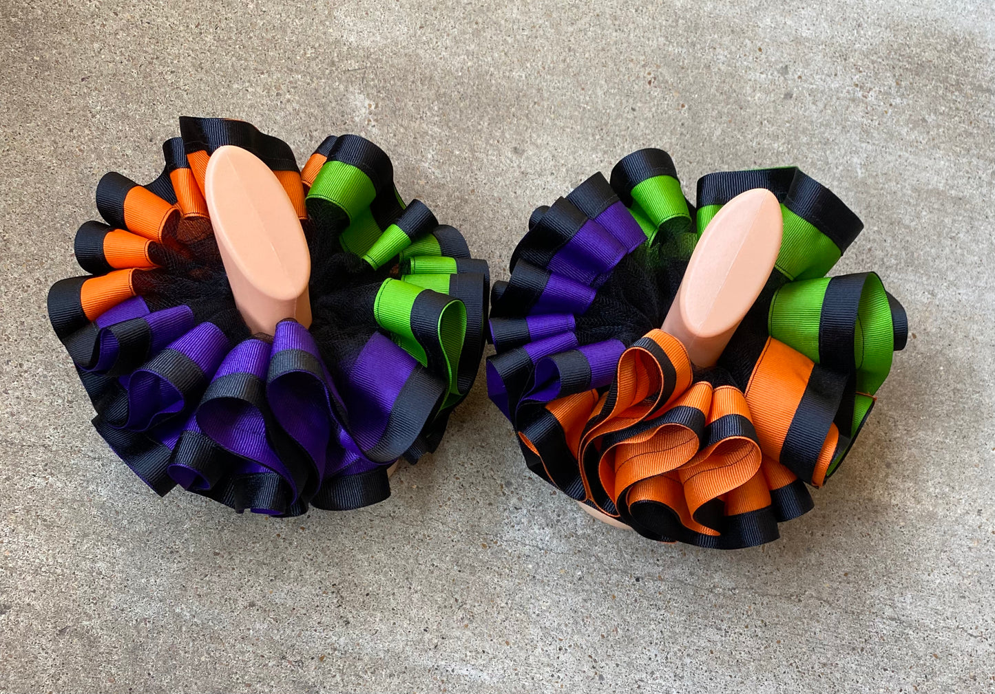 Halloween Trio Ruffle Anklets