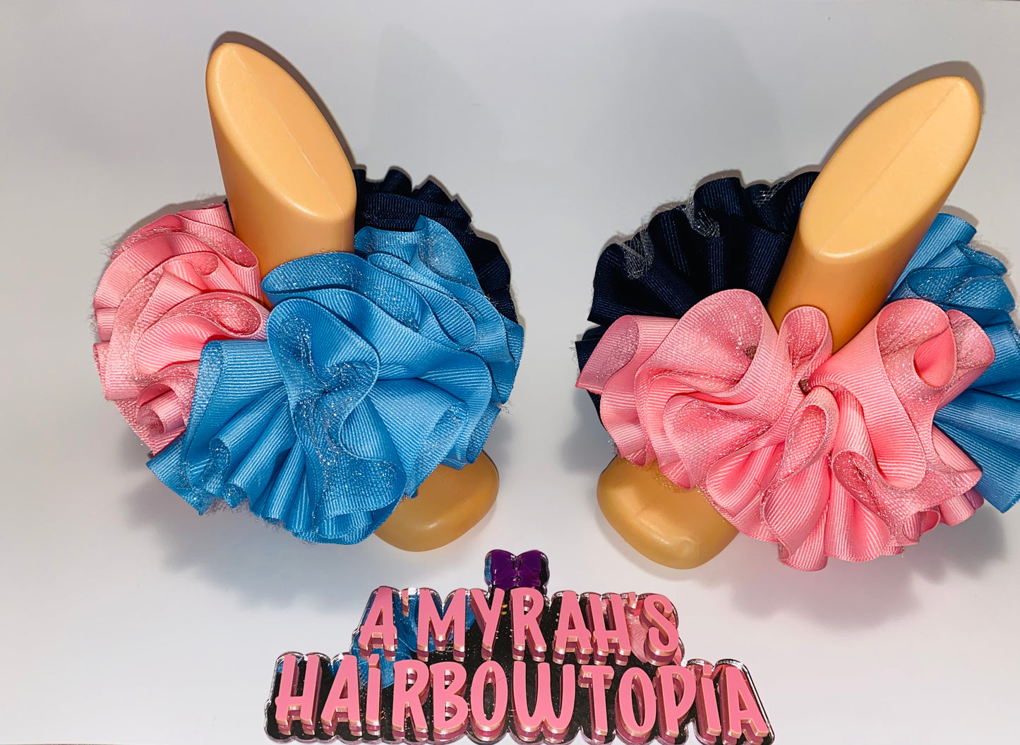 Triple Color Detachable Ruffle Anklets