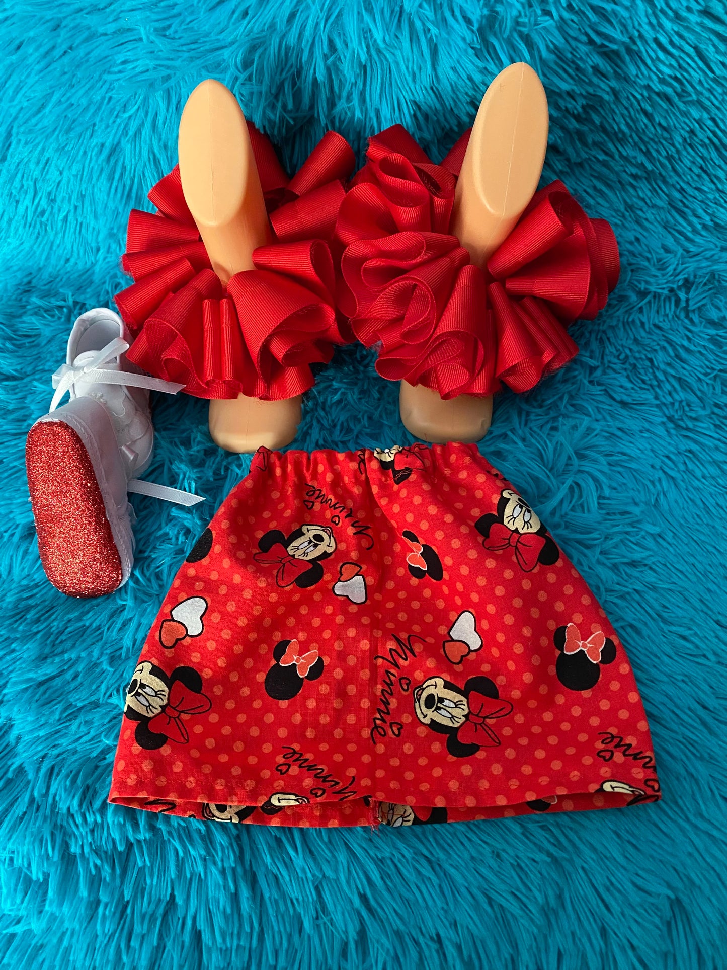 Minnie Inspired Custom Skirt Set