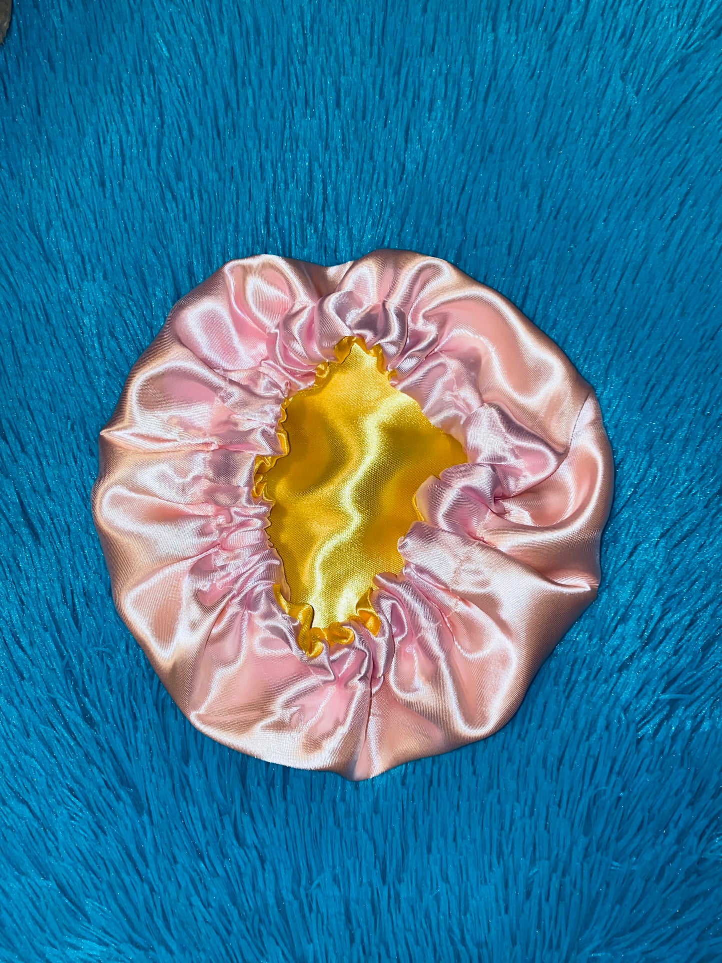 Pink Lemonade Reversible Satin Bonnet