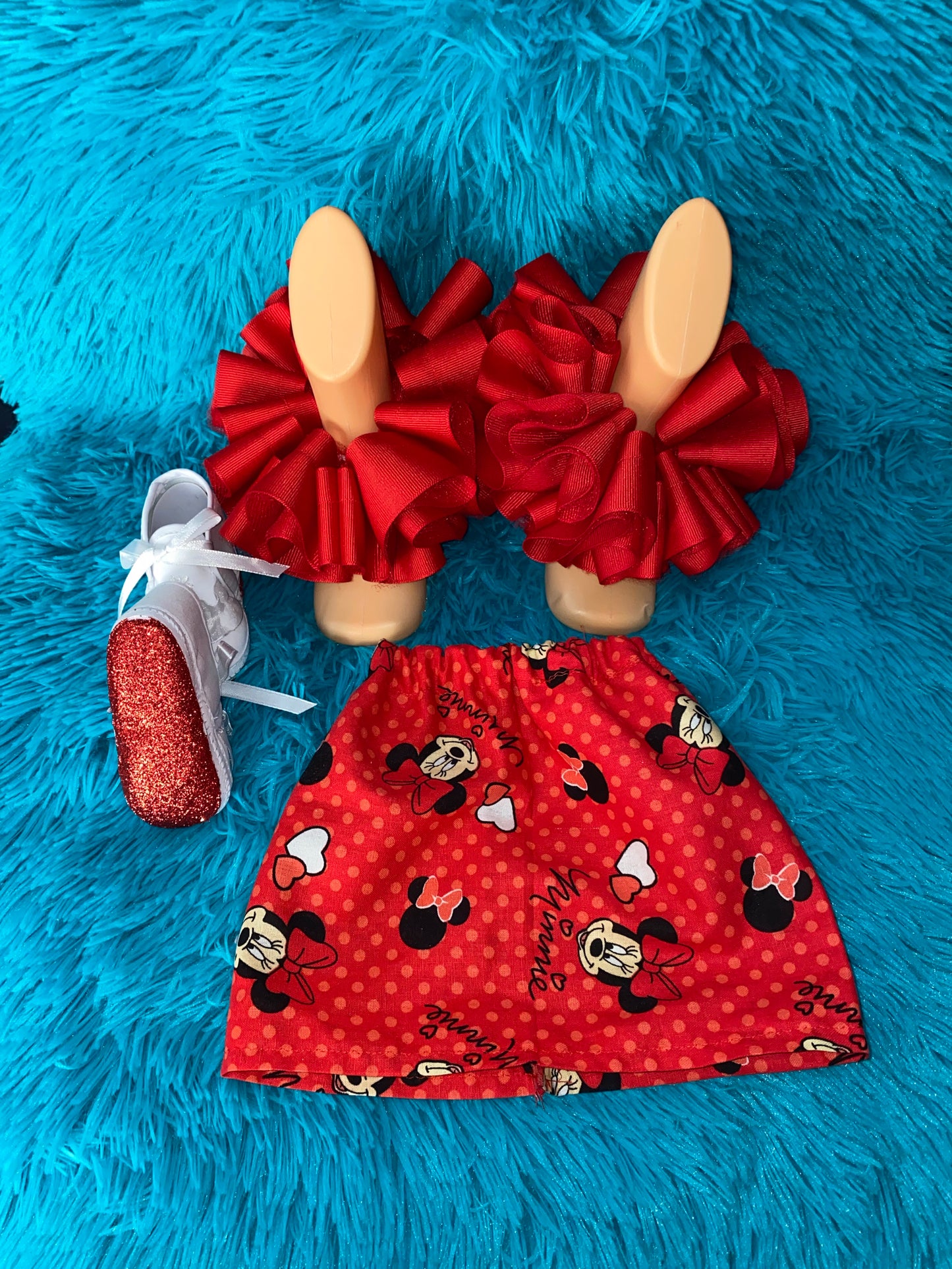 Minnie Inspired Custom Skirt Set