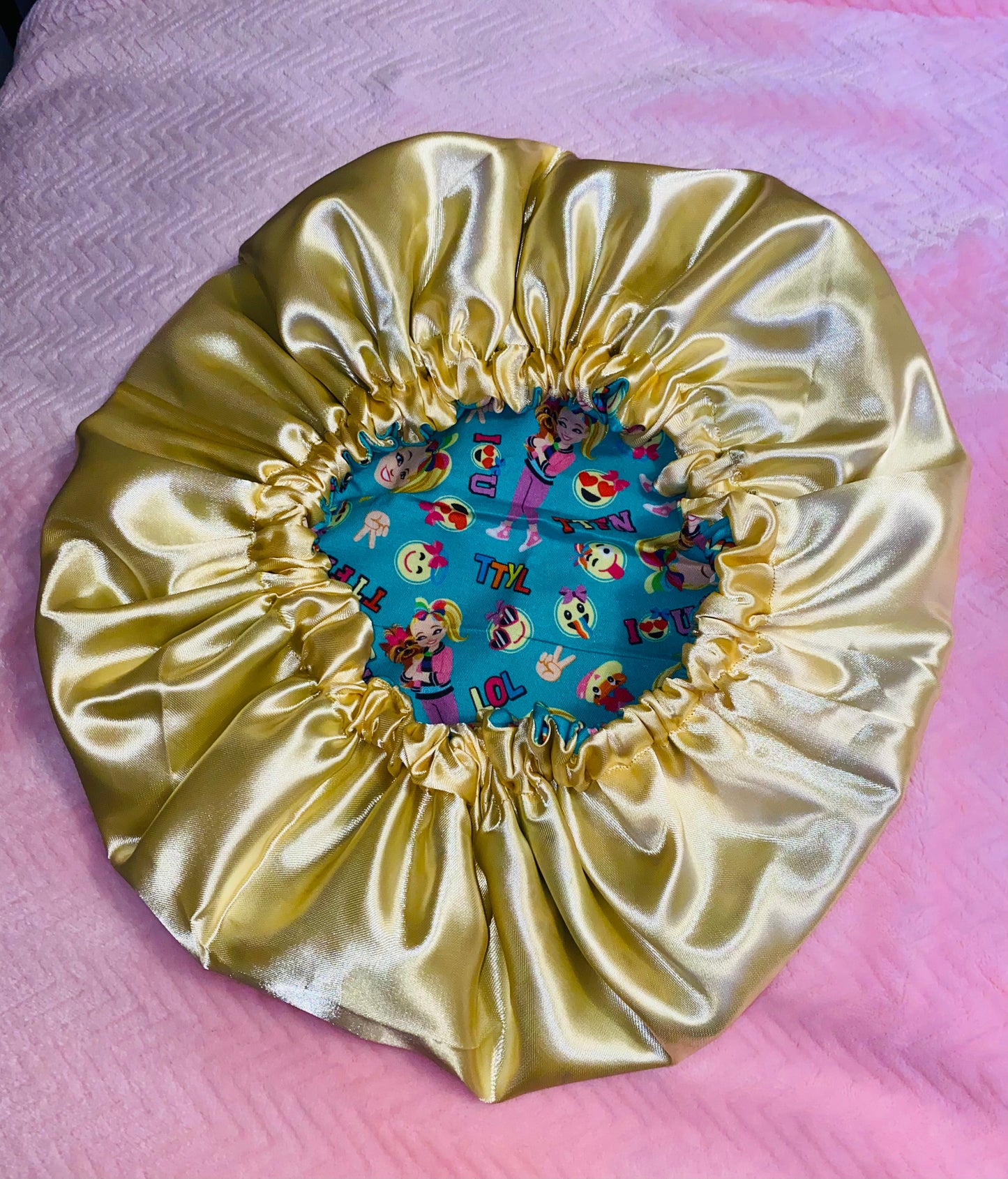 Jojo Reversible Satin Bonnet