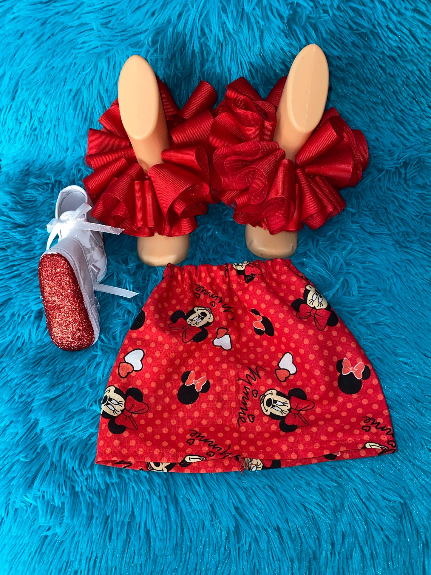 Minnie Inspired Custom Skirt Set