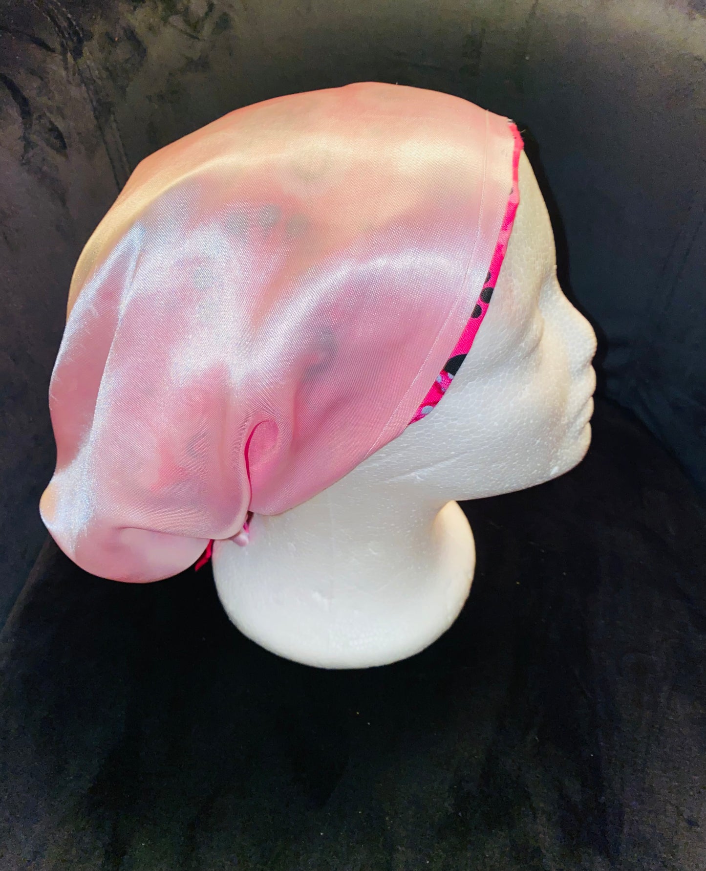 Minnie Inspired Reversible Satin Bouffant (Scrub Cap)